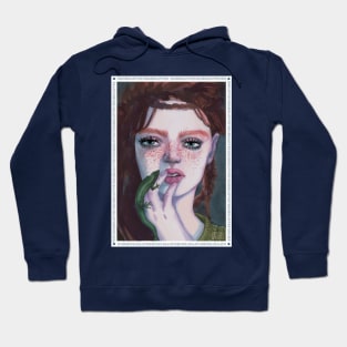 Girl with a lizard Hoodie